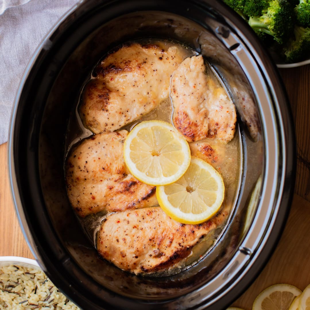 Slow Cooker Lemon Chicken-image