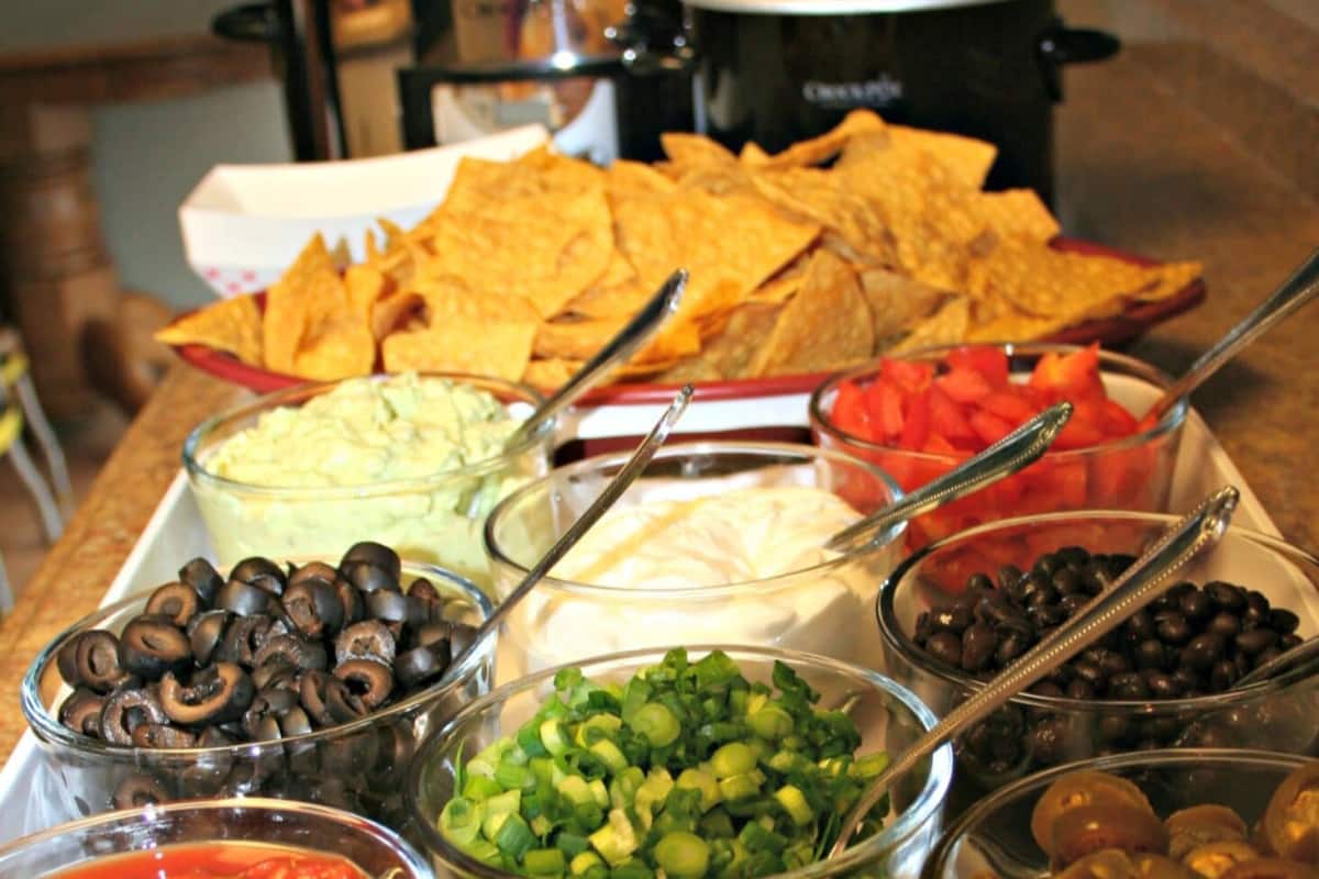 Super Bowl Nacho Bar The Magical Slow Cooker