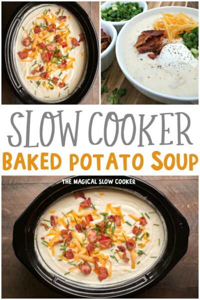 slow cooker baked potato soup