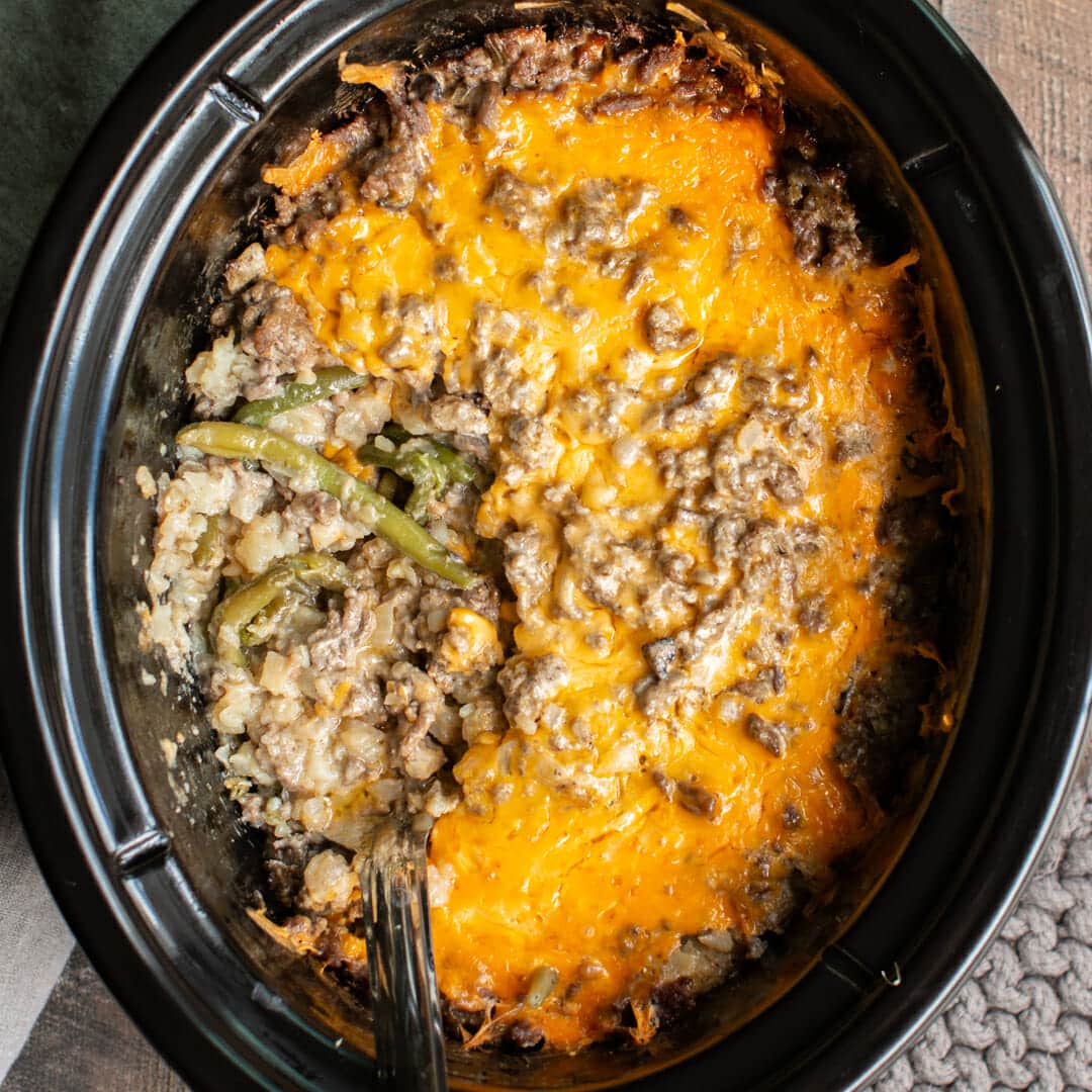 Slow Cooker Tater Tot Casserole The Magical Slow Cooker