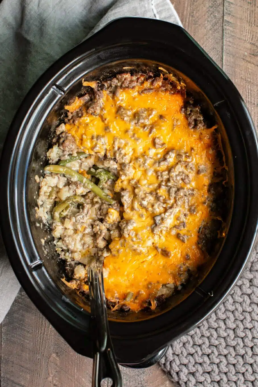 Slow Cooker Tater Tot Casserole The Magical Slow Cooker
