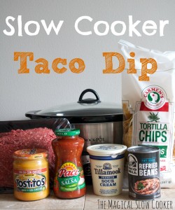 slow cooker taco dip