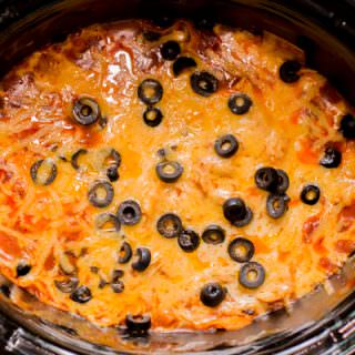 Slow Cooker Enchilada Casserole