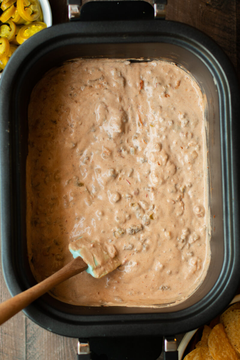 Slow Cooker Taco Dip The Magical Slow Cooker