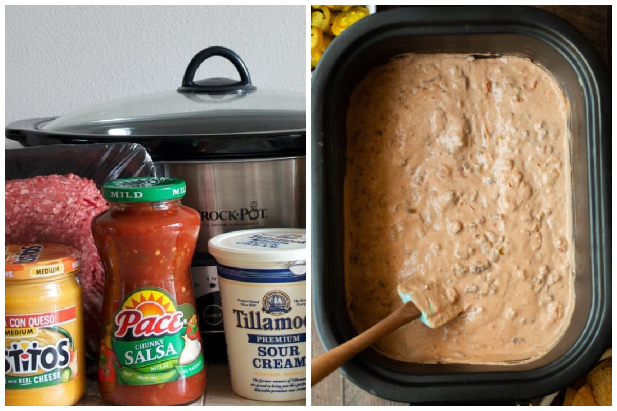 Easy Slow Cooker Taco Dip The Magical Slow Cooker