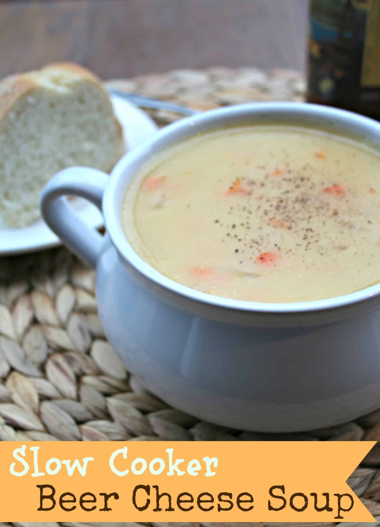 Slow Cooker Beer Cheese Soup-image