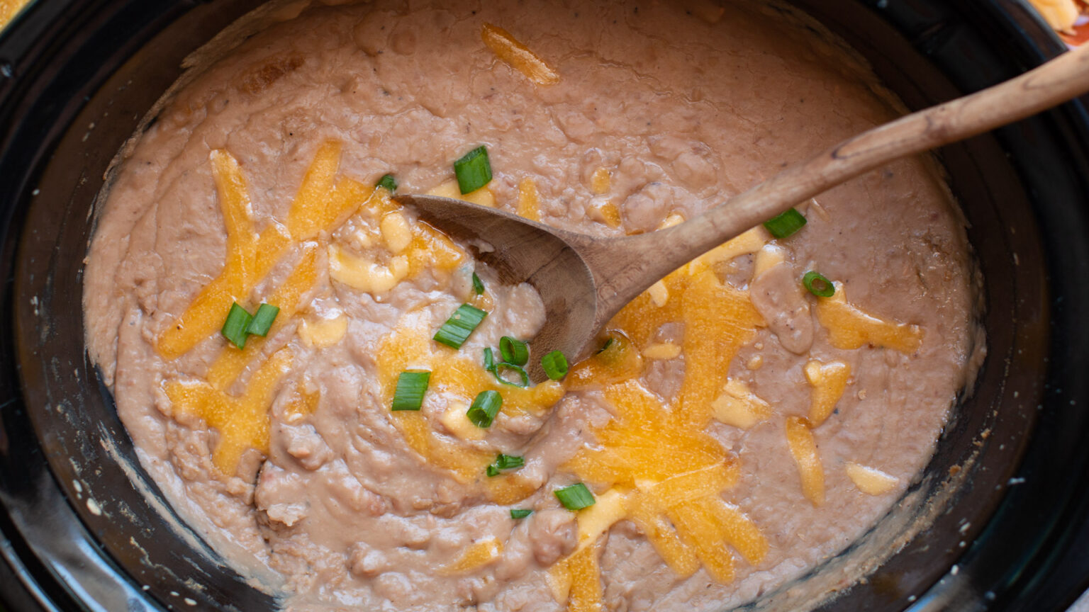 Slow Cooker Refried Beans The Magical Slow Cooker