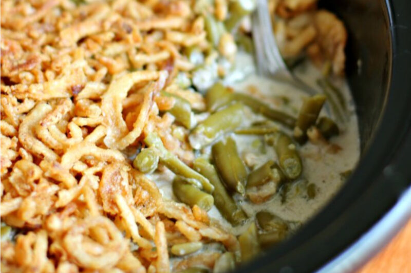 Slow Cooker Green Bean Casserole