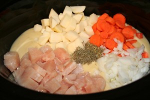 Slow Cooker Chicken Pot Pie