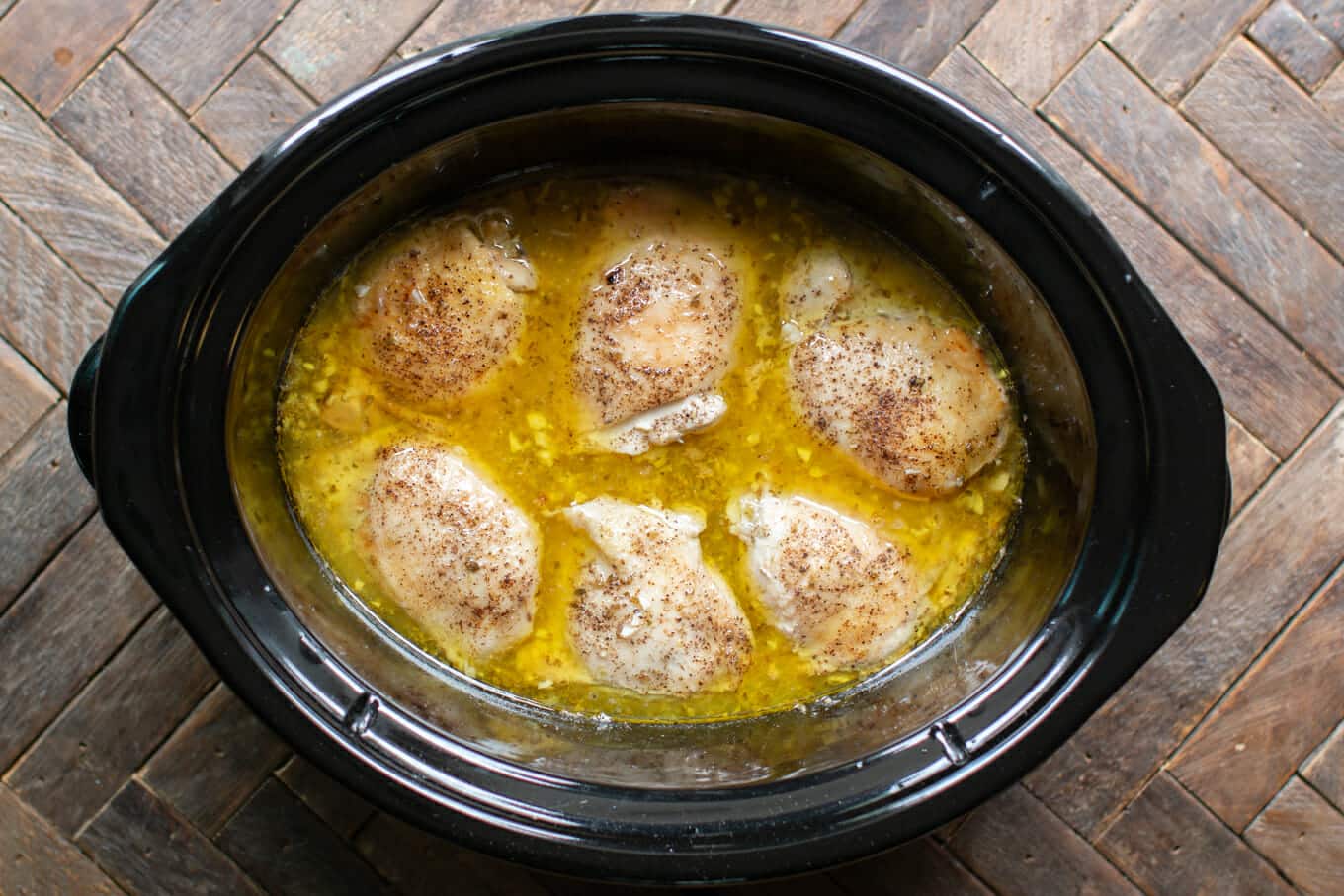 Lemon Pepper Chicken Thighs - The Magical Slow Cooker