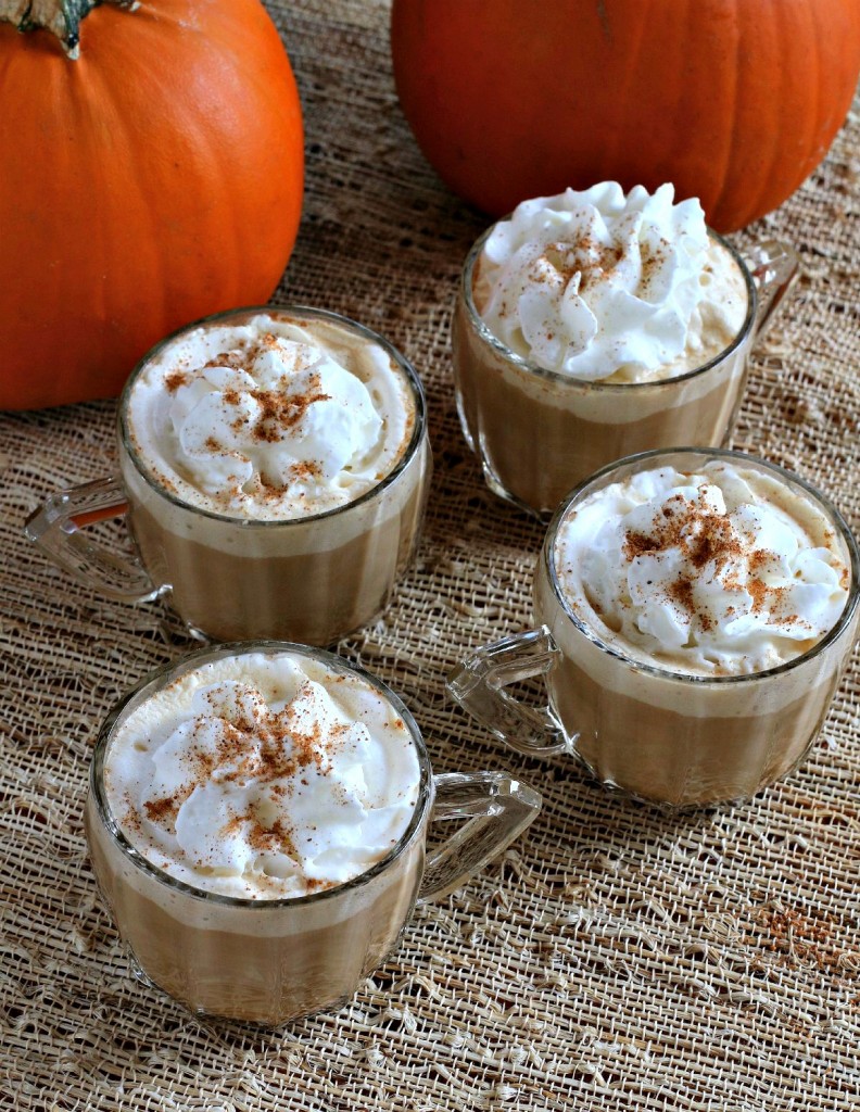 Slow Cooker Pumpkin Spice Lattes - The Magical Slow Cooker