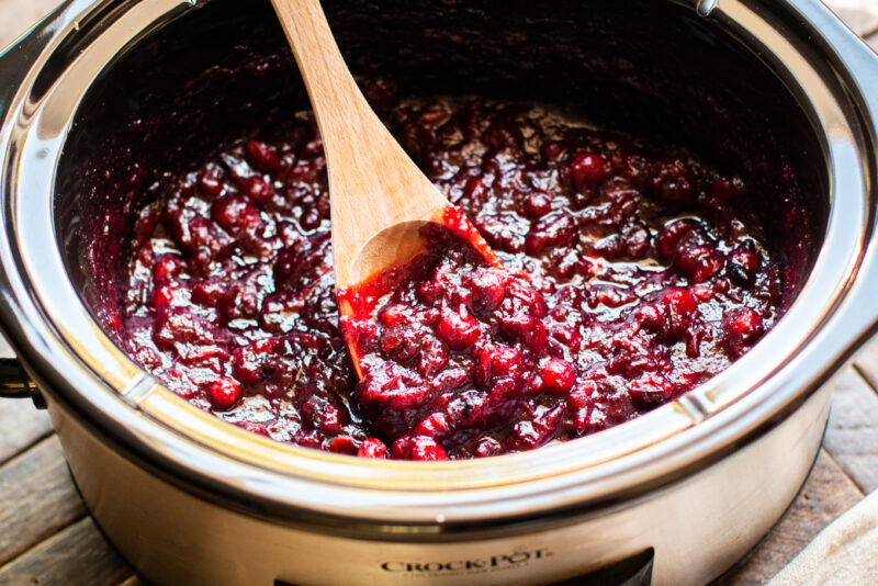 Slow Cooker Cranberry Sauce
