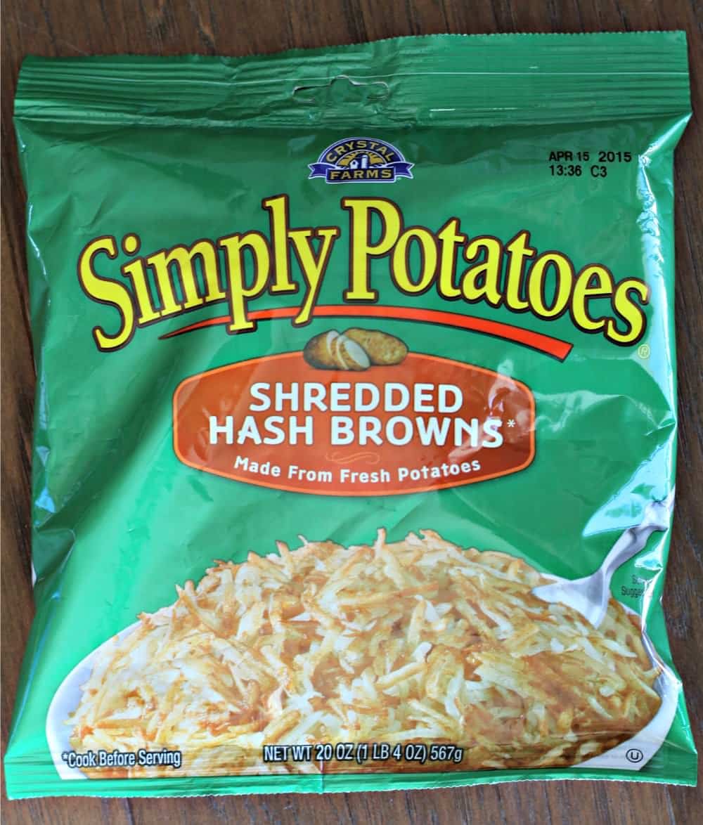 package of simply potatoes hashbrowns