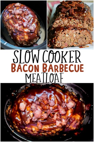 bacon barbecue slow cooker meatloaf