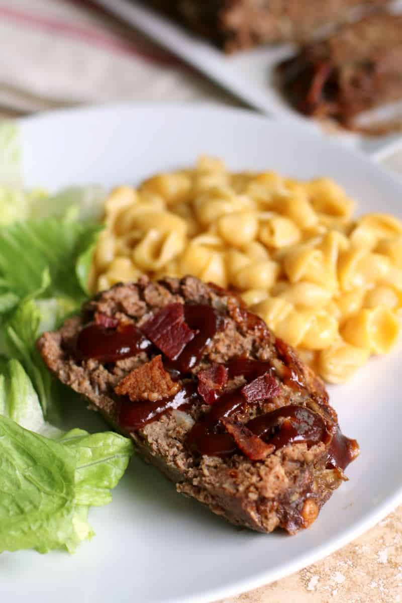 bbq meat loaf plated no text The Magical Slow Cooker