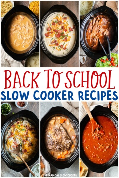 20 back to school slow cooker dinners