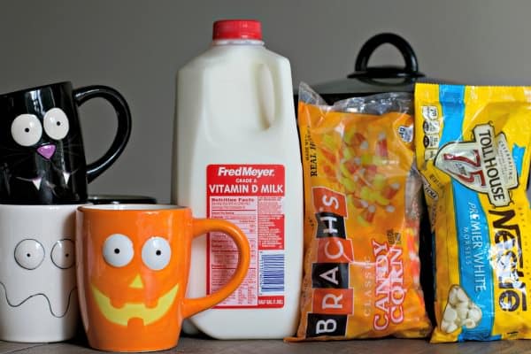 candy corn hot chocolate