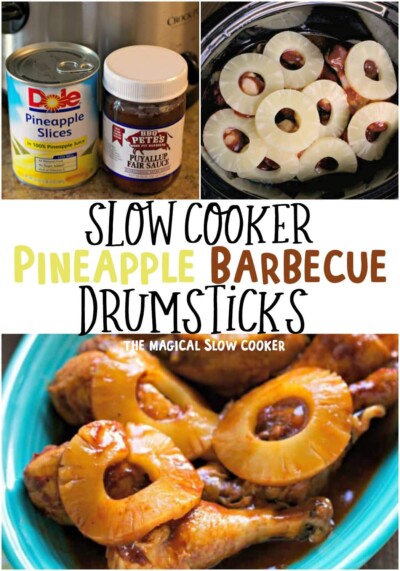 pineapple barbecue glazed chicken drumsticks