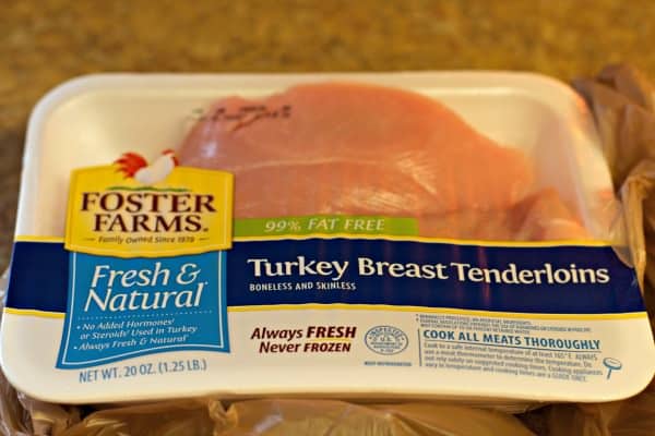 package of turkey breast tenderloins unopened.