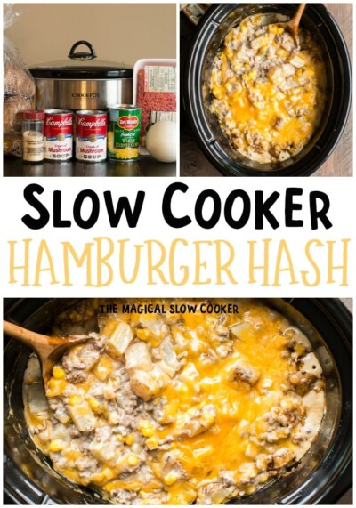slow cooker hamburger hash