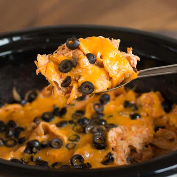 Chicken, Salsa and Cream Cheese Enchilada Casserole The Magical Slow