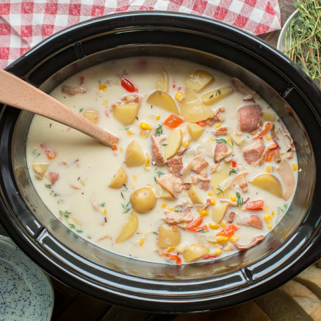 Slow Cooker Maine Corn Chowder The Magical Slow Cooker