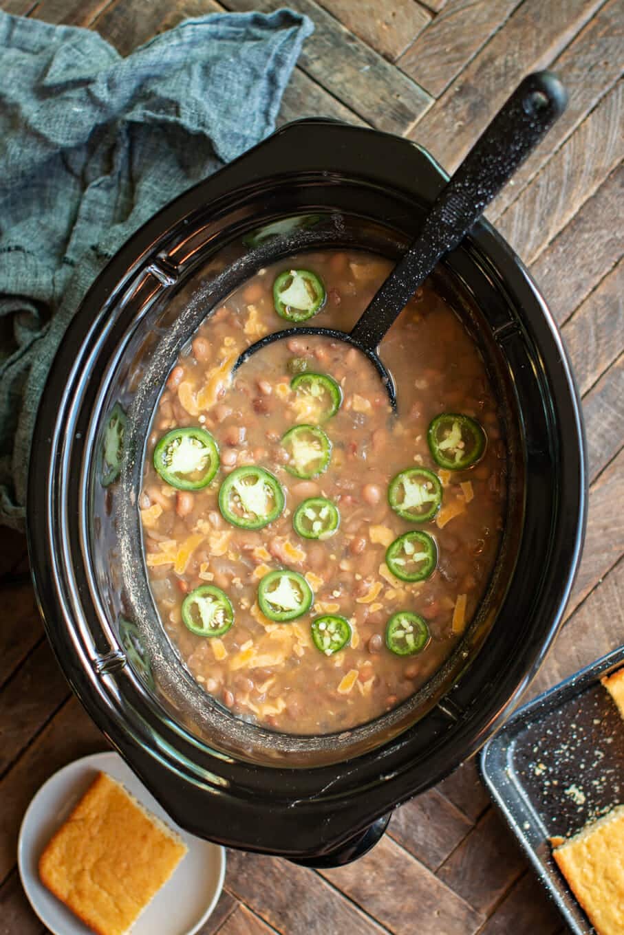 Slow cooker spicy pinto beans the magical slow cooker