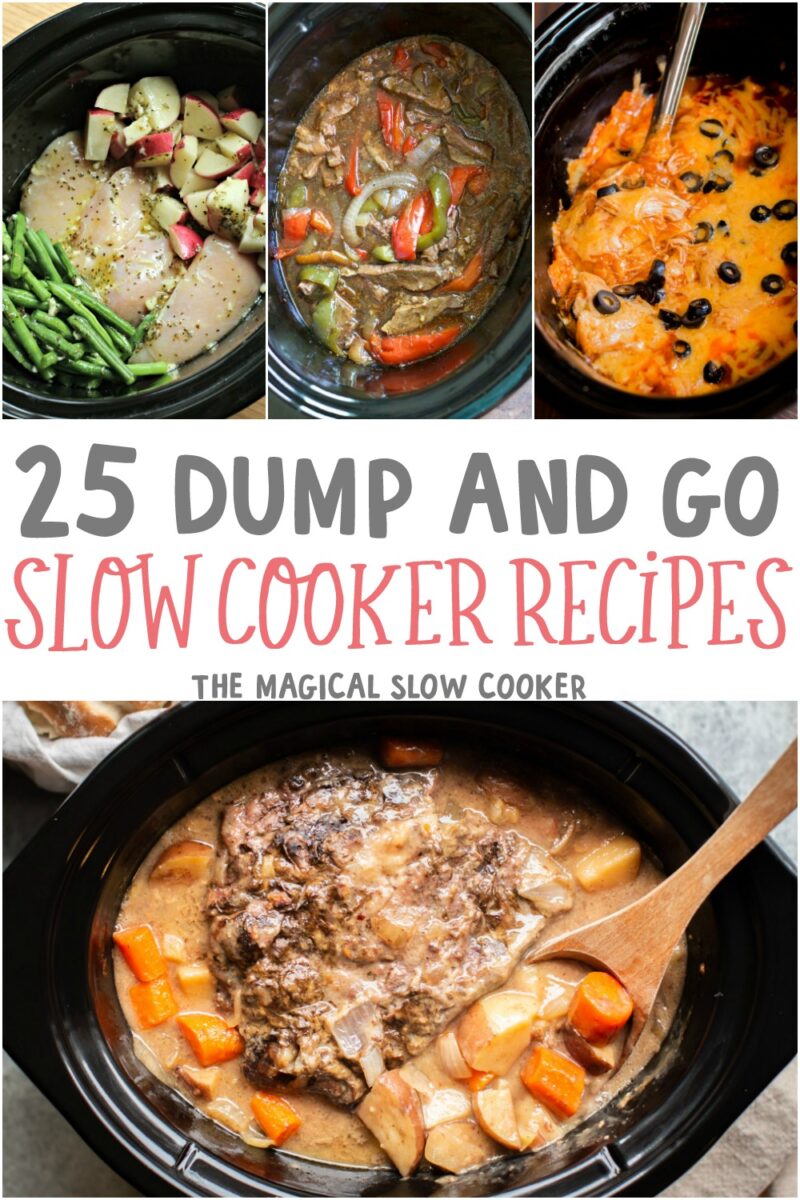 Crockpot Dinner Recipes: 12 Easy Dump-and-Go Crockpot Dinners