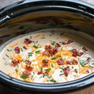 Slow Cooker Cauliflower Cheese Soup The Magical Slow Cooker