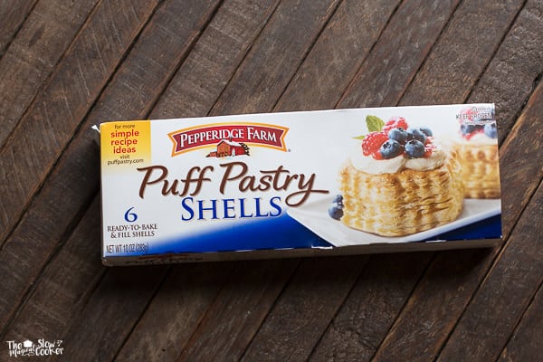 Box of pepperidge farm puff pastry.