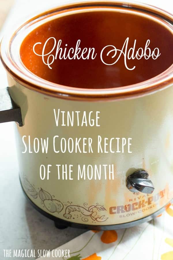 slow cooker chicken adobo