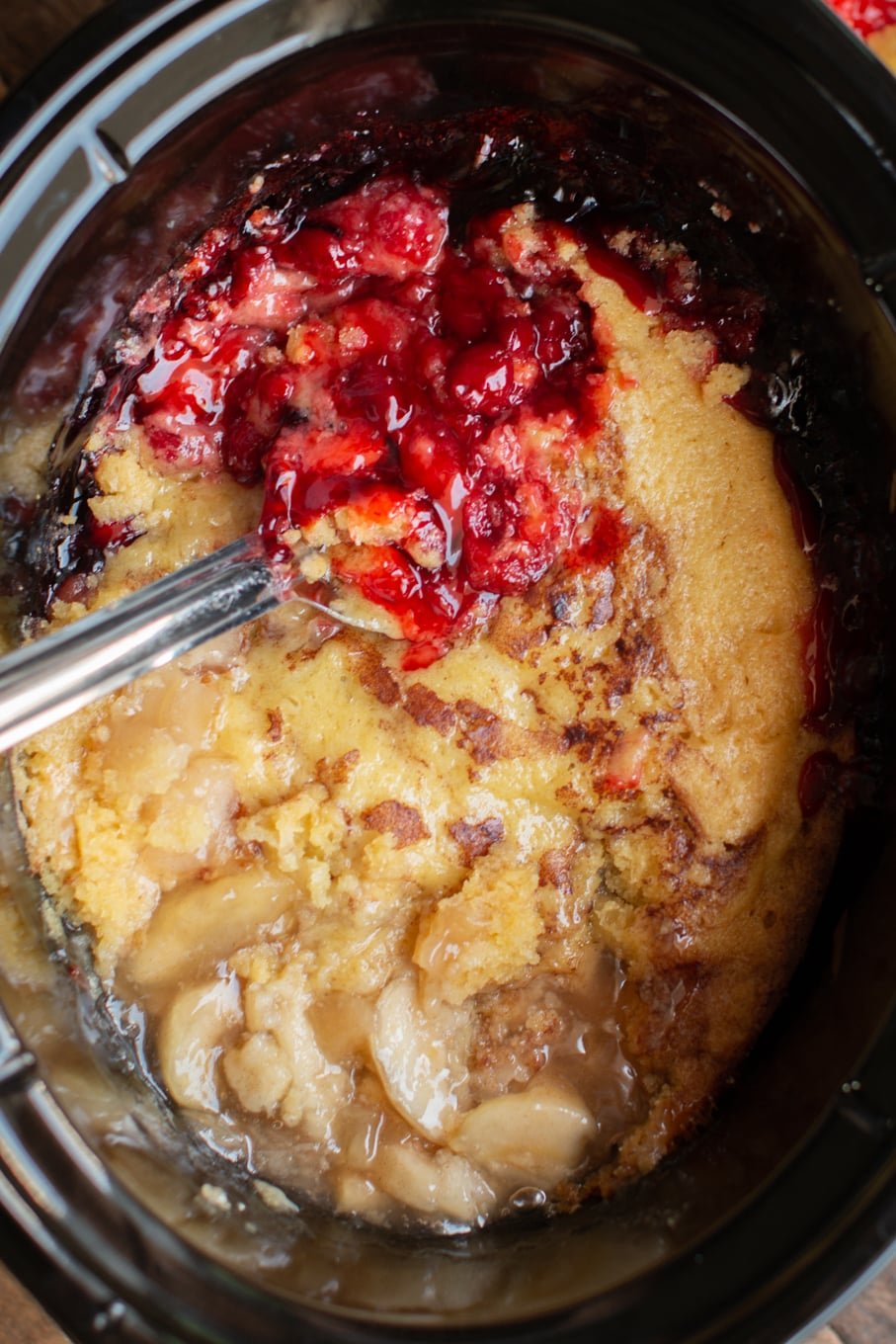 Slow Cooker His and Hers Cobbler