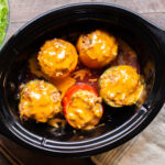 Slow Cooker Taco Meat Loaf Stuffed Peppers