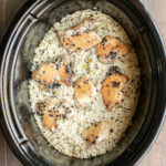 Slow Cooker Basil Chicken and Rice