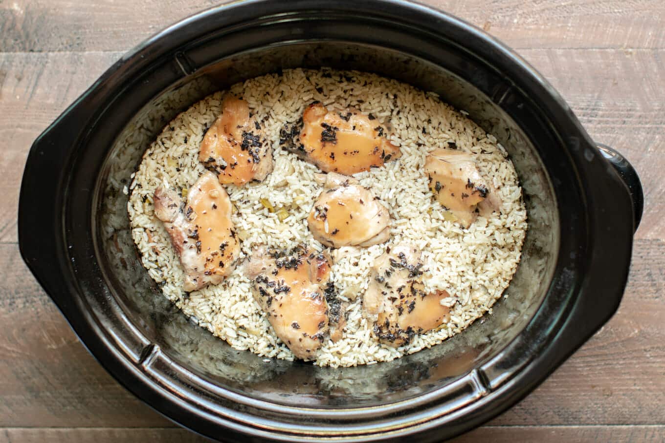 Slow Cooker Basil Chicken and Rice The Magical Slow Cooker