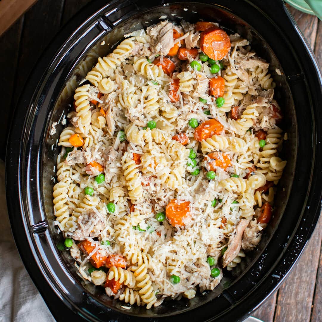 Slow Cooker Garlic Butter Pasta-image