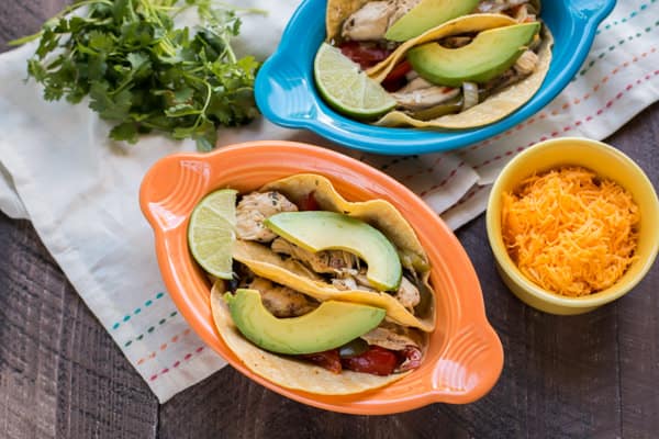 Slow Cooker Cilantro Lime Chicken Fajitas | by The Magical Slow Cooker