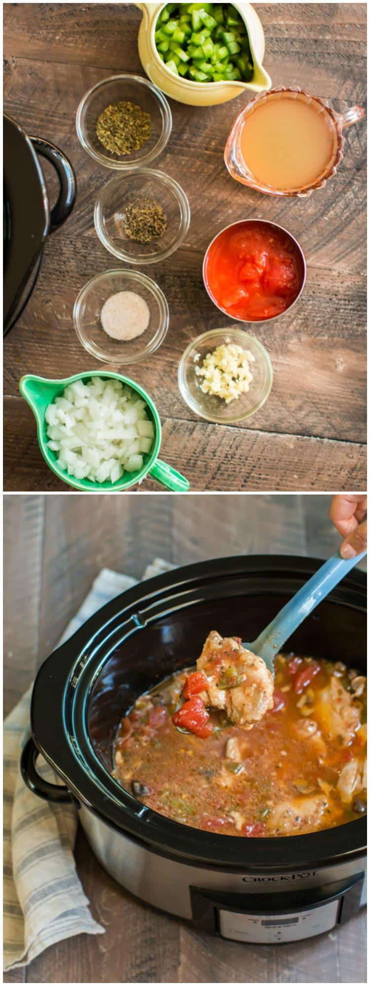 Slow Cooker Chicken Cacciatore The Magical Slow Cooker