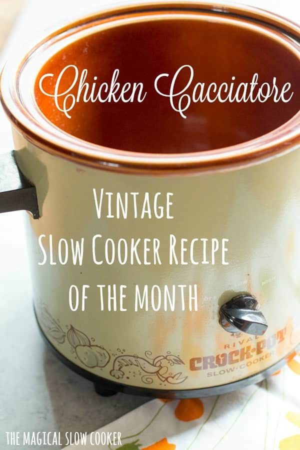slow cooker chicken cacciatore