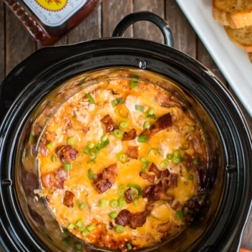 Slow Cooker Barbecue Chicken Dip