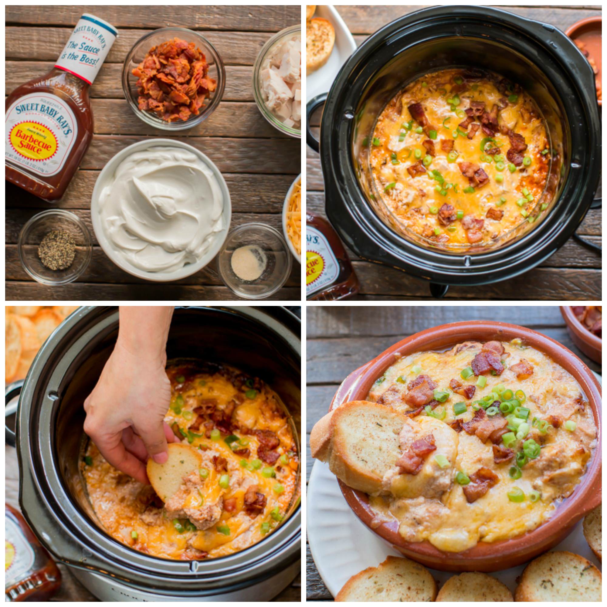 Slow Cooker Barbecue Bacon Chicken Dip The Magical Slow Cooker