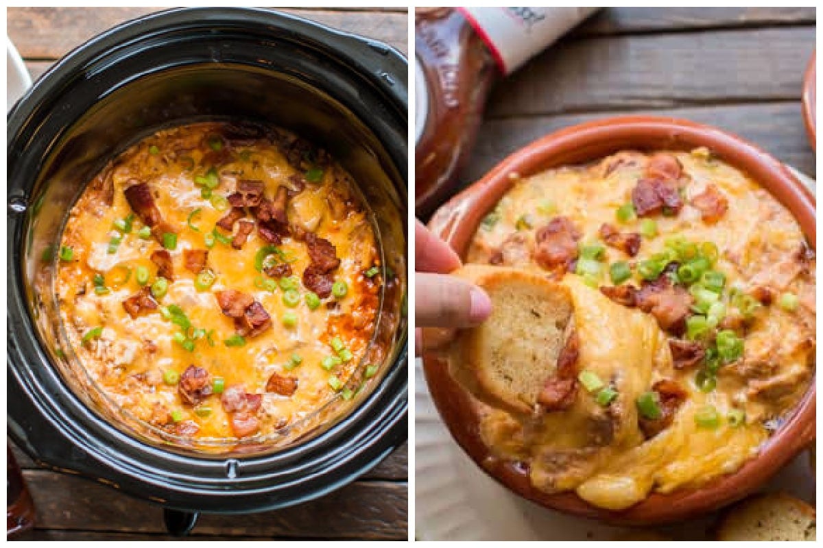 Slow Cooker Barbecue Bacon Chicken Dip The Magical Slow Cooker