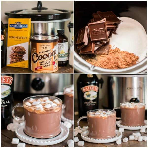 Slow Cooker Baileys Irish Cream Hot Chocolate The Magical Slow Cooker