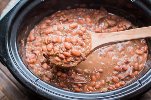 Slow Cooker Pinto Beans and Beef - The Magical Slow Cooker