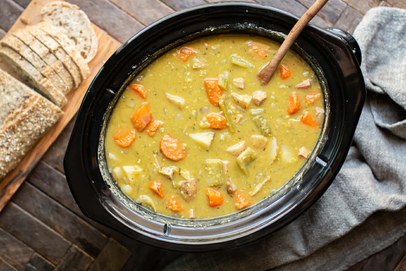 Slow Cooker Split Pea Stew-image