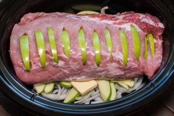 Slow Cooker Honey Apple Pork Loin The Magical Slow Cooker