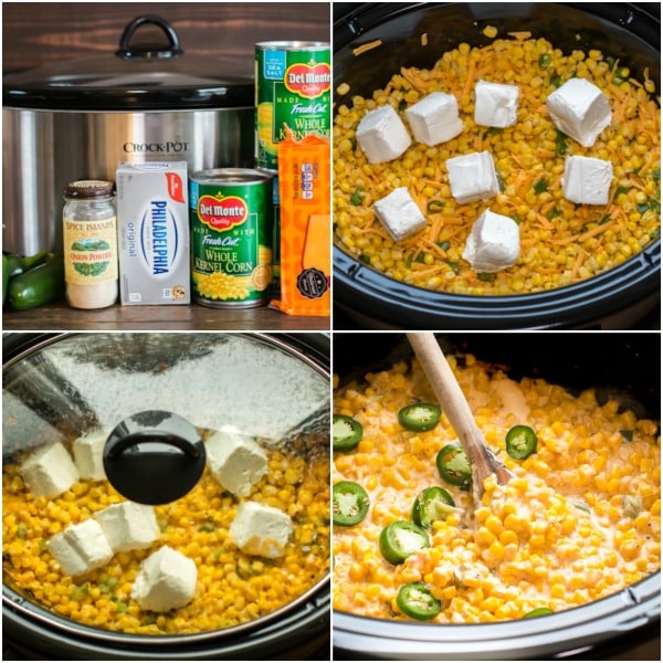 Slow Cooker Cheesy Jalapeno Corn The Magical Slow Cooker
