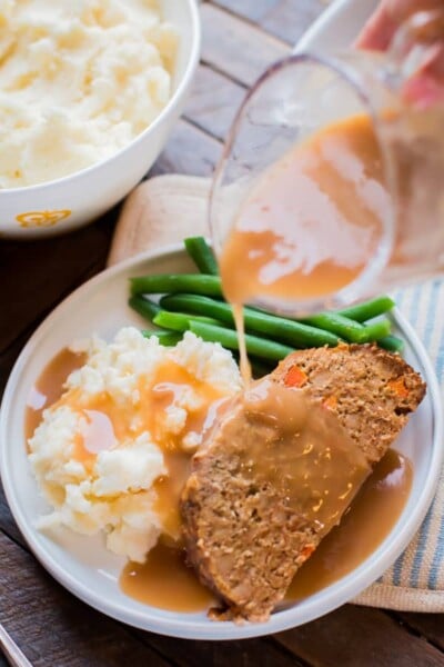 Slow cooker stove-top stuffing turkey meatloaf