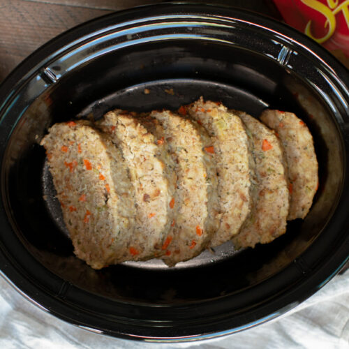 Slow Cooker StoveTop Stuffing Turkey Meatloaf The Magical Slow Cooker