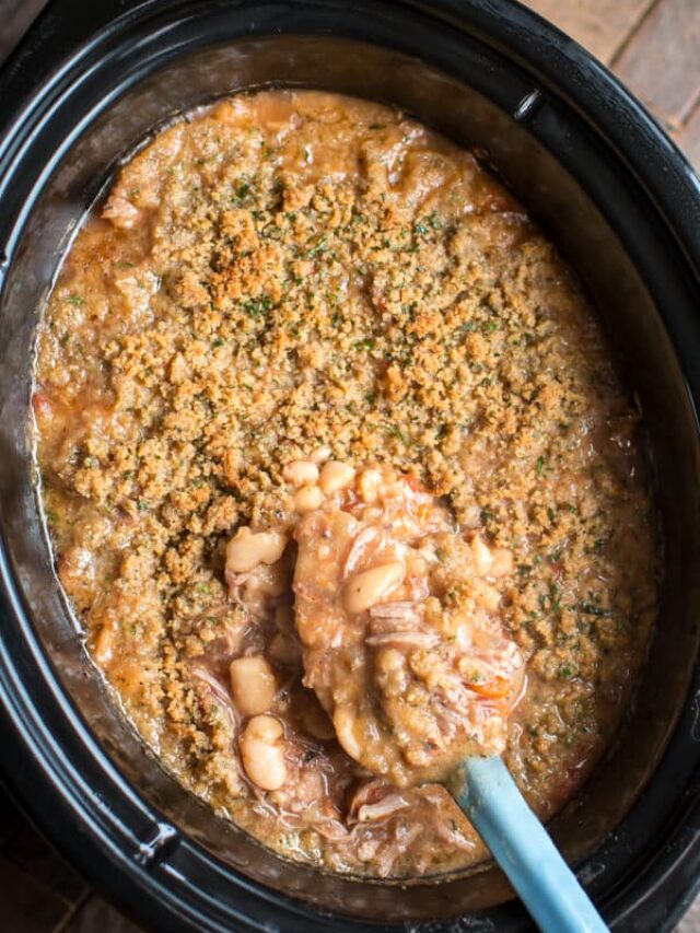 Slow Cooker Pork Cassoulet The Magical Slow Cooker